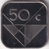 Монета. Аруба. 50 центов 1991 год.