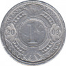 Монета. Нидерландские Антильские острова. 1 цент 2003 год. ав.