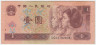 Банкнота. Китай. 1 юань 1996 год. ав.