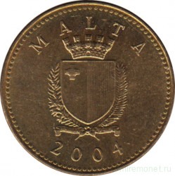Монета. Мальта. 1 цент 2004 год.