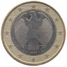 Монета. Германия. 1 евро 2004 год (G).