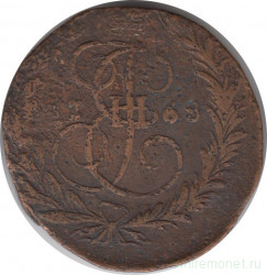 Монета. Россия. 2 копейки 1768 год. Е.М.