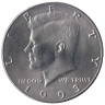 Монета. США. 50 центов 1993 год. Монетный двор P. 