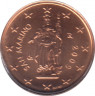 Монета. Сан-Марино. 2 цента 2009 год. ав.