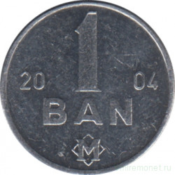 Монета. Молдова. 1 бан 2004 год.