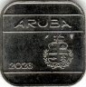 Монета. Аруба. 50 центов 2023 год.