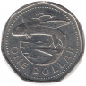 Монета. Барбадос. 1 доллар 2004 год.  