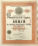 Акция. Россия. Санкт-Петербург. "Азовско-Донской комерческий банк". 250 рублей 1914 год. Одиннацатый выпуск. авю