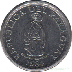 Монета. Парагвай. 1 гуарани 1984 год.