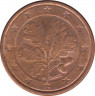 Монета. Германия. 1 цент 2007 год. (A). ав.
