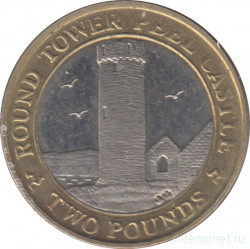 Монета. Великобритания. Остров Мэн. 2 фунта 2006 год.
