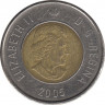 Монета. Канада. 2 доллара 2005 год. ав.