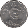 Монета. Свазиленд. 20 центов 2005 год. рев.