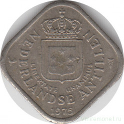 Монета. Нидерландские Антильские острова. 5 центов 1975 год.