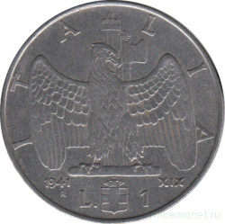 Монета. Италия. 1 лира 1941 год.
