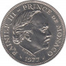 Монета. Монако. 5 франков 1977 год. ав.