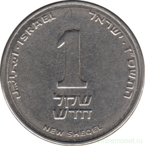 Монета. Израиль. 1 новый шекель 2007 (5767) год.