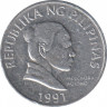 Монета. Филиппины. 5 сентимо 1991 год. ав.