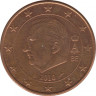 Монета. Бельгия. 5 центов 2010 год. ав.