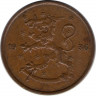 Монета. Финляндия. 5 пенни 1936 год. ав