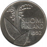 Аверс.  Монета. Финляндия. 10 пенни 1992 год.
