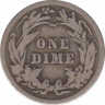 Монета. США. 10 центов 1914 год. рев.