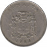 Монета. Ямайка. 20 центов 1986 год. ФАО. ав.