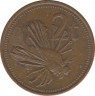 Монета. Папуа - Новая Гвинея. 2 тойя 1976 год. ав.