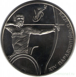 Монета. Украина. 2 гривны 2012 год.  ХIV паралимпийские игры.