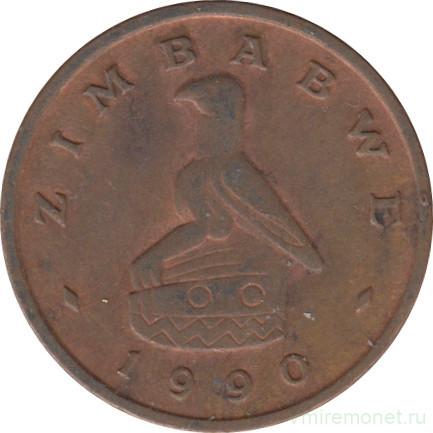 Монета. Зимбабве. 1 цент 1990 год.