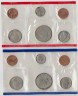 Монета. США. Годовой набор 1987 год. Монетные дворы P и D. ав.