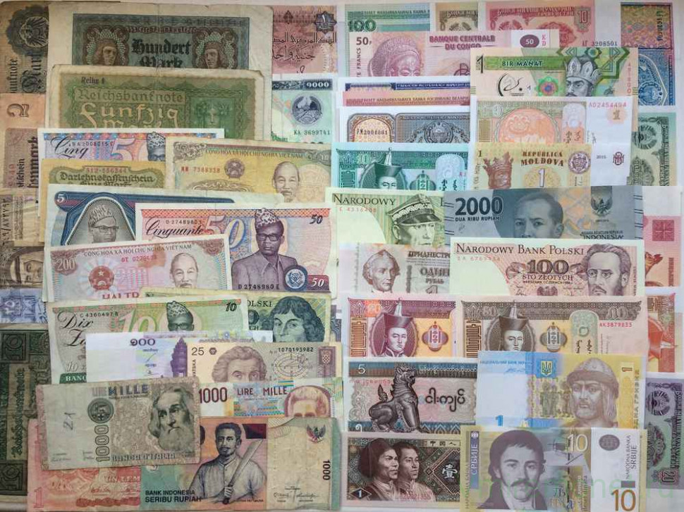 Банкноты разных стран. Интересные купюры