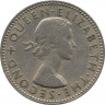 Монета. Новая Зеландия. 1 шиллинг 1961 год. 
