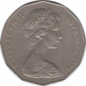 Монета. Австралия. 50 центов 1978 год. ав.