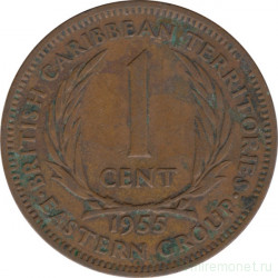Монета. Британские Восточные Карибские территории. 1 цент 1955 год.