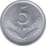 Монета. Мали. 5 франков 1961 год. рев.