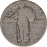 Монета. США. 25 центов 1930 год. ав.