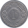 Монета. Нидерландские Антильские острова. 1 цент 2005 год. ав.