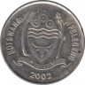 Монета. Ботсвана. 10 тхебе 2002 год. ав.