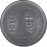 Монета. Мексика. 10 песо 1988 год. ав.