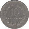 Монета. Сальвадор. 10 сентаво 1992 год. рев.