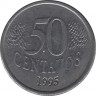 Монета. Бразилия. 50 сентаво 1995 год. ав.