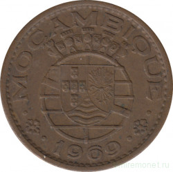 Монета. Мозамбик. 1 эскудо 1969 год.