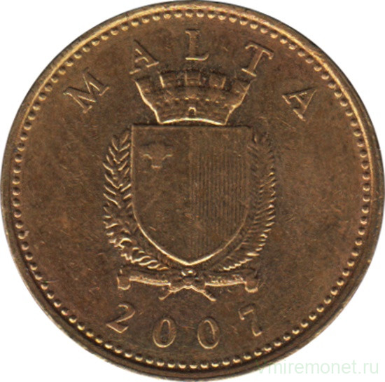 Монета. Мальта. 1 цент 2007 год.