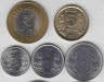 Монета. Индия. Набор 5 монет. 50 пайс, 1, 2, 5 и 10 рупий 2009-1014 года. рев.