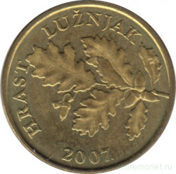 Монета. Хорватия. 5 лип 2007 год.