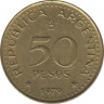 Монета. Аргентина. 50 песо 1979 год. ав.