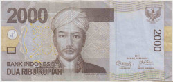 Банкнота. Индонезия. 2000 рупий 2011 год. Тип 148c.