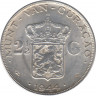 Монета. Кюрасао (Нидерландские Антилы). 2.5 гульдена 1944 год. рев.