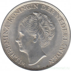 Монета. Кюрасао (Нидерландские Антилы). 2,5 гульдена 1944 год.
